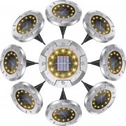 8 St&uuml;ck MUSUNIA Solar LED Bodenleuchten