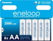 8 St&uuml;ck Panasonic eneloop AA/Mignon NI-MH 2000 mAh Akkus