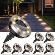 8 St&uuml;ck Shuniu 8 LEDs Solar Bodenleuchten