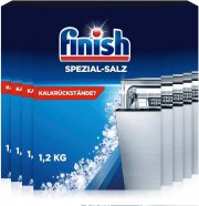 8 x 1,2 kg Finish Spezial Sp&uuml;lmaschinensalz zum Schutz vor Kalkablagerungen und Wasserflecken