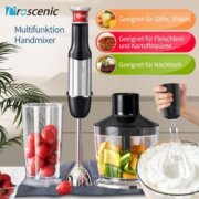 800W Proscenic Edelstahl-Stabmixer Mixstab f&uuml;r 25,99&euro; statt 31,99&euro; 