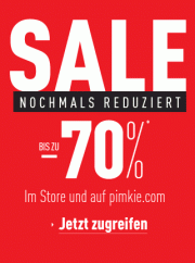 Bis zu 70% Rabatt auf Fashion bei Pimkie z.B. Sommermantel 25 &euro;