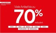 C&A Sale mit bis zu 70% Rabatt, z.B. Shirts ab 3,50&euro; / Hemden ab 7&euro;