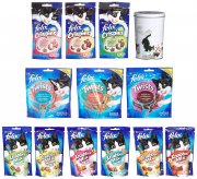 Felix Multipack, 12 x Snacks mit gratis Metall-Leckerli-Dose 1er Pack (1 x 645 g) 