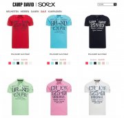 Camp David & Soccx mit 50% Rabatt auf ausgew&auml;hlte Artikel &ndash; z.B. T-Shirts ab unter 10&euro;