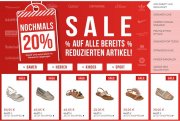  20% Rabatt auf reduzierte Schuhe von Roland Schuhe