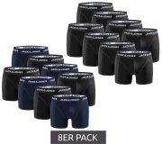 8er Pack JACK & JONES atmungsaktive Herren Baumwoll Boxershorts
