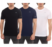 8er Pack Kappa Herren Rundhals T-Shirts 100% Baumwolle