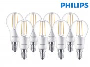 8er Pack Philips E14 dimmbare LED Classic Gl&uuml;hlampen