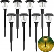 8er Pack SIDSYS LED Solarlampen mit Dynamischen Farbverlauf