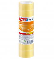 8er Pack tesa tesafilm standard - Transparentes Multifunktions-Klebeband 10 m x 19 mm