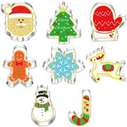 8er Set Edelstahl Ausstechformen f&uuml;r Weihnachten von BELSVOR f&uuml;r 3,29&euro;
