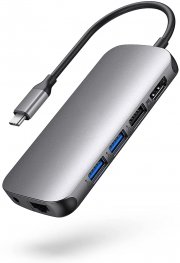 9-in-1 USB-C Hub - u.A. mit 60W PD / 2x USB3 / Kartenleser