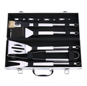 9-teiliges Profi Grillbesteck aus Aluminium mit Koffer nur noch 16,99 Euro inkl. Versand