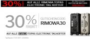Nur heute: 35% Rabatt auf Rimowa Topas Electronic Tags Koffer mit Gutschein: Rimowa30 