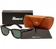 Rivacci Sonnenbrille Unisex Wayfarer Polarisiert - Etui & Brillentuch ANGEBOTEN 