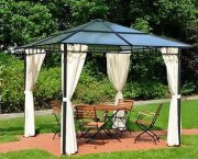 Leco Hardtop Pavillon inkl. Seitenteile f&uuml;r 459,99 &euro; mit Gutscheincode: PLUS-Eis8