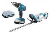 Makita Akku-Bohrschrauber + Heckenschere + 2 Akkus je 1,3Ah f&uuml;r 177,95&euro; (statt 204&euro;)