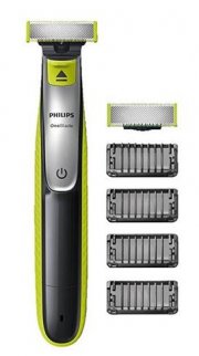 Philips OneBlade Trimmen, Stylen, Rasieren / 4 Trimmeraufs&auml;tze und 1 Ersatzklinge f&uuml;r 39,00 Euro.