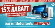 15 % ausgew&auml;hlte PCs und Notebooks von HP Notebooksbilliger