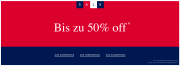 Sale mit bis zu 50% Rabatt + 10% Newsletter Rabatt + kostenloser Versand