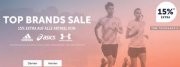 15% Extra-Rabatt auf Artikel von Adidas, asics und Under Armour 