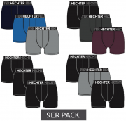 9er Pack HECHTER STUDIO Herren Baumwoll Boxershorts