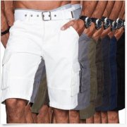 A. Salvarini AS037 &ndash; Herren Cargoshorts mit G&uuml;rtel f&uuml;r 27,90&euro; (statt 38&euro;)