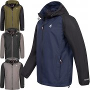 A. Salvarini AS322 leichte Herren Outdoor Regenjacken