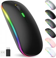 AAJO Wiederaufladbare Kabellose Wireless Maus mit USB-Empf&auml;nger