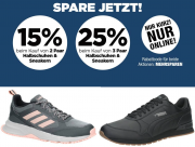 Ab 2 Paar 15% Rabatt oder ab 3 Paar 25% Rabatt auf Sneaker und Halbschuhe im Reno Shop