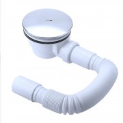 Ablaufgarnitur Ablauf Siphon Dusche Duschtasse &Oslash;90mm Ablaufloch Geruchverschluss