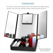 Abody Kosmetikspiegel Mit Aufbewahrungsbox Schminkspiegel f&uuml;r 21,99&euro;