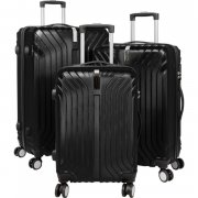 ABS-Kofferset Palma 3-teilig, schwarz f&uuml;r 99&euro; statt 109,99&euro;