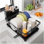 Abtropfgestell f&uuml;r die K&uuml;che mit Besteckhalter f&uuml;r unter 15&euro;