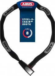 ABUS Steel-O-Chain 8807k/85 Kettenschloss aus geh&auml;rtetem Stahl mit ABUS-Sicherheitslevel 8