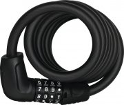 ABUS Tresor 6512C/180 SCLL Zahlencode Spiralkabelschloss mit Security Level Bike 4