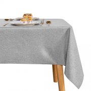 Abwischbare Tischdecke in Leinenoptik f&uuml;r 11,99&euro; bei Amazon