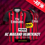 AC Mailand PUMA Herren Heim Trikot bei SportSpar f&uuml;r 23,94 Euro