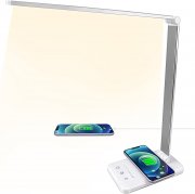 ACADGQ LED Schreibtischlampe mit Induktiv Wireless Charger