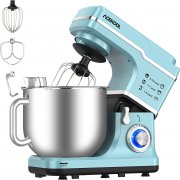 Acekool 1400W MC1 K&uuml;chenmaschine mit 7 Liter Edelstahl-R&uuml;hrsch&uuml;ssel und Zubeh&ouml;r