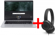 Acer Chromebook 314 14 Zoll Full-HD matt mit Google Chrome OS + JBL Tune500 On-Ear Kopfh&ouml;rer