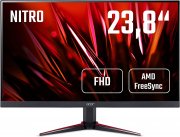 Acer Nitro VG240Y Gaming Monitor 23,8 Zoll, Full HD, 60Hz VGA, 1ms, HDMI 1.4, HDMI/DP FreeSync