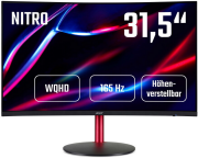 Acer Nitro XZ322QUP Gaming Monitor 31,5&nbsp;Zoll QHD Curved, 1ms 165Hz DP, 144Hz HDMI, DisplayHDR 400