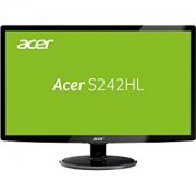 Acer S242HLDBID 60,1 cm (24 Zoll) Monitor (VGA, DVI, HDMI, 1ms Reaktionszeit) schwarz f&uuml;r 95&euro;