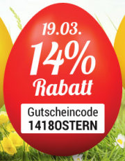 Ach Du dickes Ei! Gutscheincountdown bei Weltbild: Heute mit 14% Rabatt