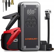 Acmount 12V Auto Starthilfe Powerbank mit Kompressor