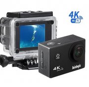Action Cam, Sainlogic Unterwasser Kamera 4K,WIFI Wasserdicht Cam 16 MP Ultra FHD Helmkamera