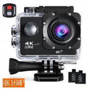 Action Kamera 4K 16MP Sports Cam - BUIEJDOG