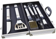 Activa Edelstahl Grillbesteck im Koffer 6-teilig